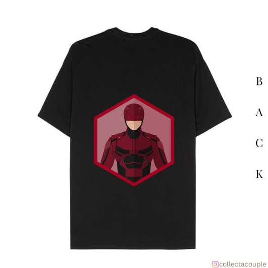 Daredevil: Illustrated Oversized Unisex T-shirt (front and back print)