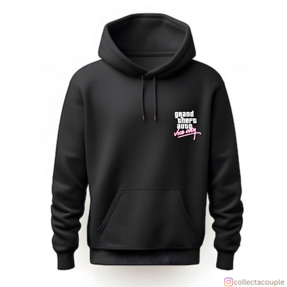 Grand Theft Auto: GTA VI In Action Unisex Hoodie (front & back print)