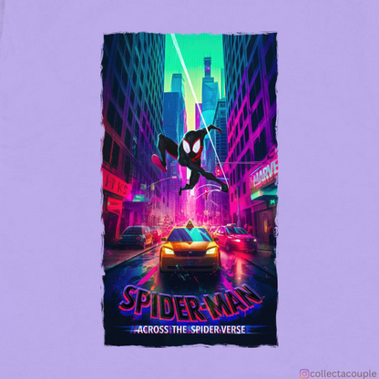 Spider Verse: Miles Morales Swing 2 Oversized Unisex T-shirt (front and back print)