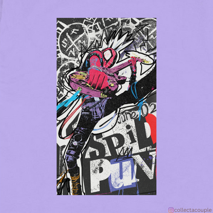 Spider Verse: Spider Punk 1 Oversized Unisex T-shirt (front and back print)