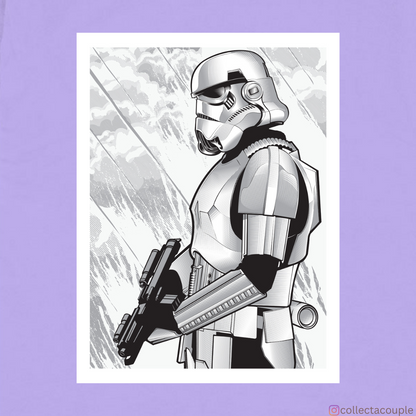 Star Wars: Stormtrooper Sketch Oversized Unisex T-shirt (front and back print)