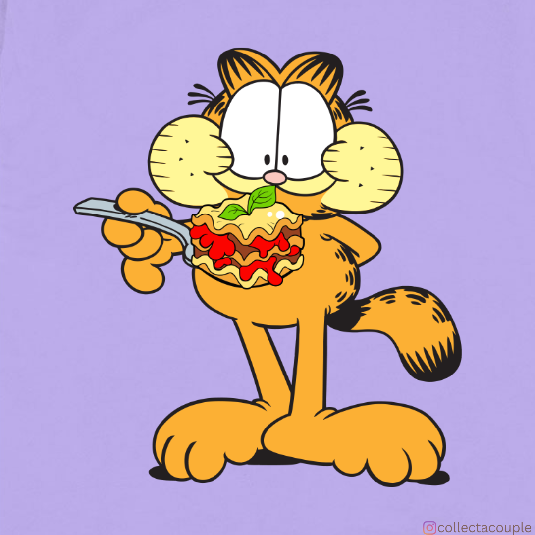 Garfield: Lasagna Oversized Unisex T-shirt (front and back print)