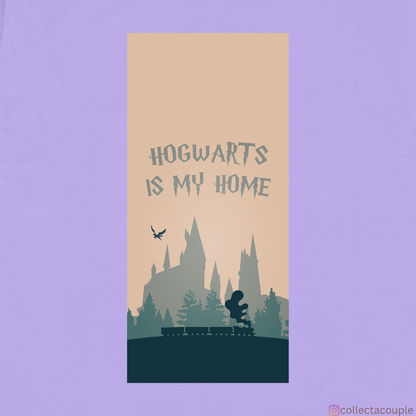 Harry Potter: Hogwarts is my home Oversized Unisex T-shirt (front and back print)