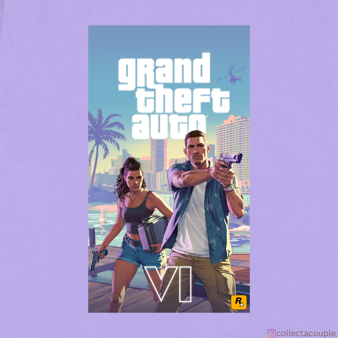 Grand Theft Auto: GTA VI Oversized Unisex T-shirt (front and back print)