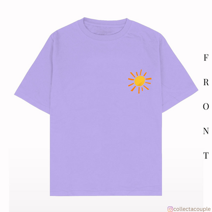 Sunshine: Quote Oversized Unisex T-shirt (front and back print)