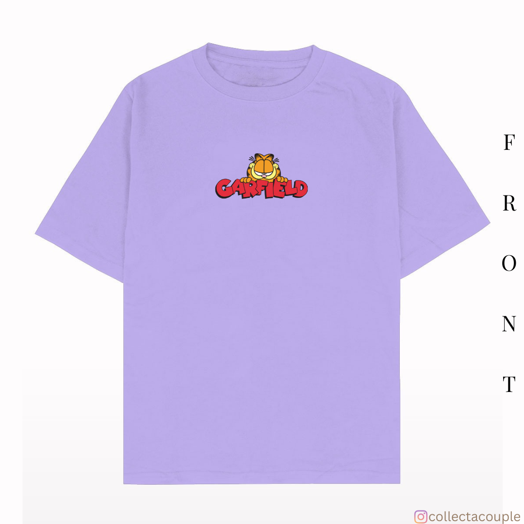 Garfield: Lasagna Oversized Unisex T-shirt (front and back print)