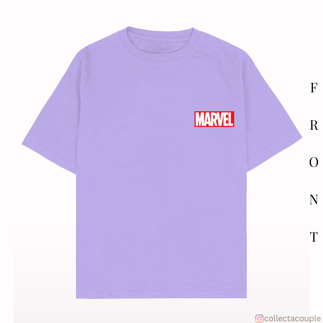 Avengers: Illustration Oversized Unisex T-shirt (front and back print)