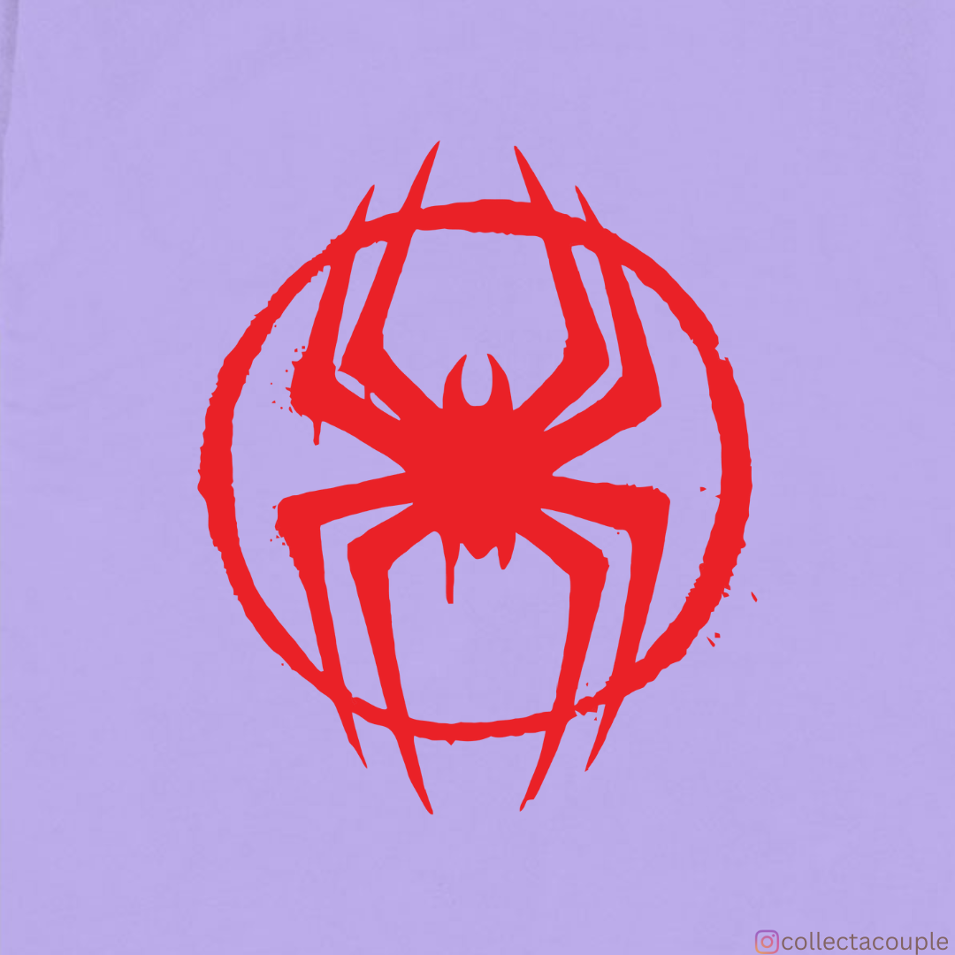 Spider Verse: Miles Morales Pose Oversized Unisex T-shirt (front and back print)