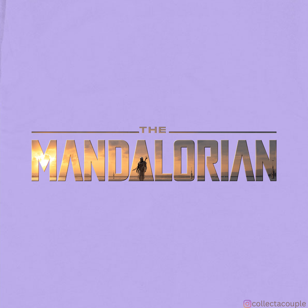 The Mandalorian: Mandalorian and Grogu Colourful Oversized Unisex T-shirt (front and back print)