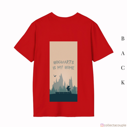 Harry Potter: Hogwarts is my home Oversized Unisex T-shirt (front and back print)