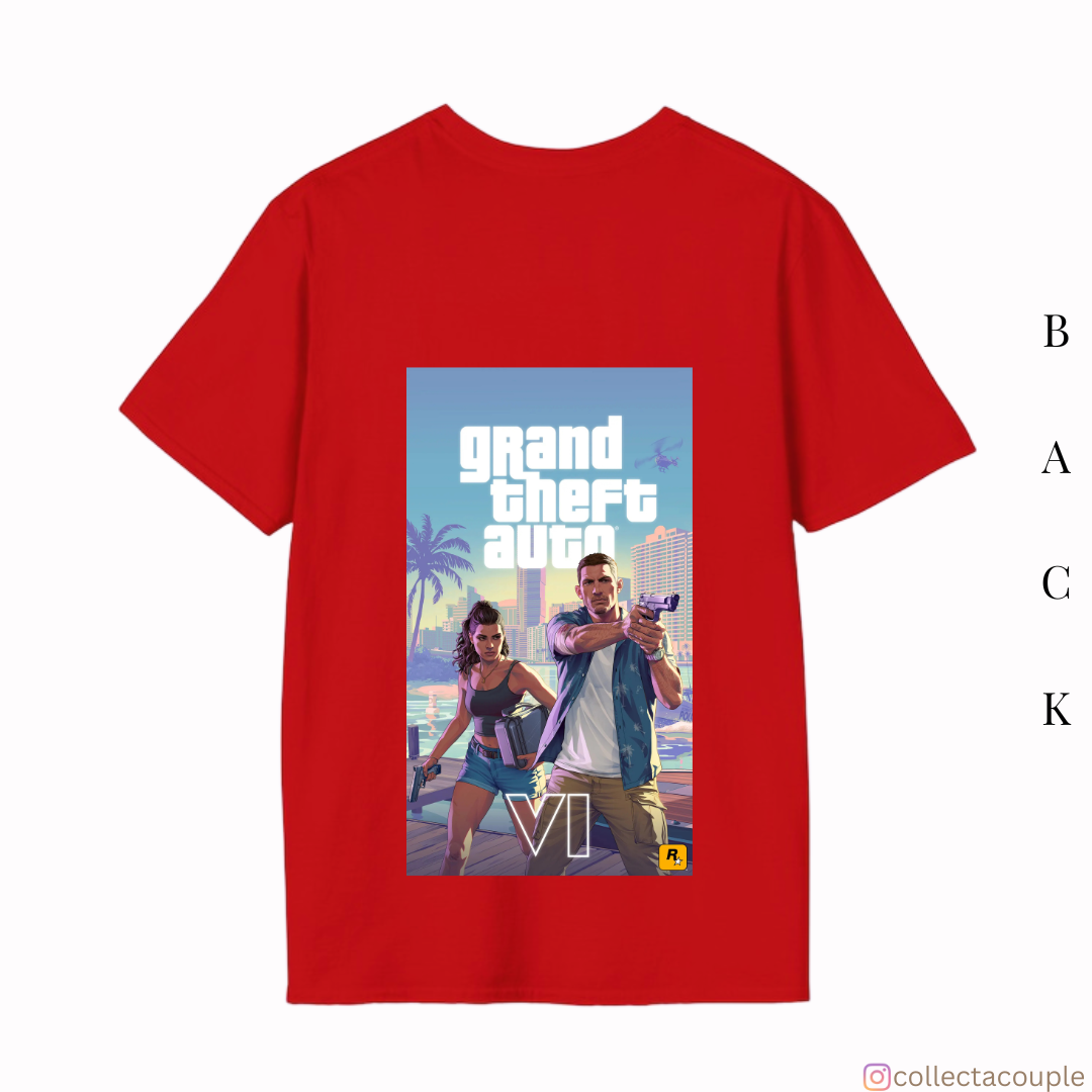 Grand Theft Auto: GTA VI Oversized Unisex T-shirt (front and back print)