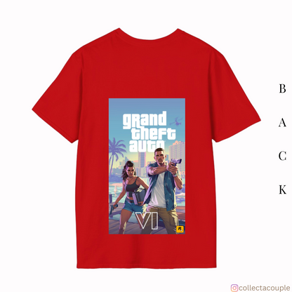 Grand Theft Auto: GTA VI Oversized Unisex T-shirt (front and back print)