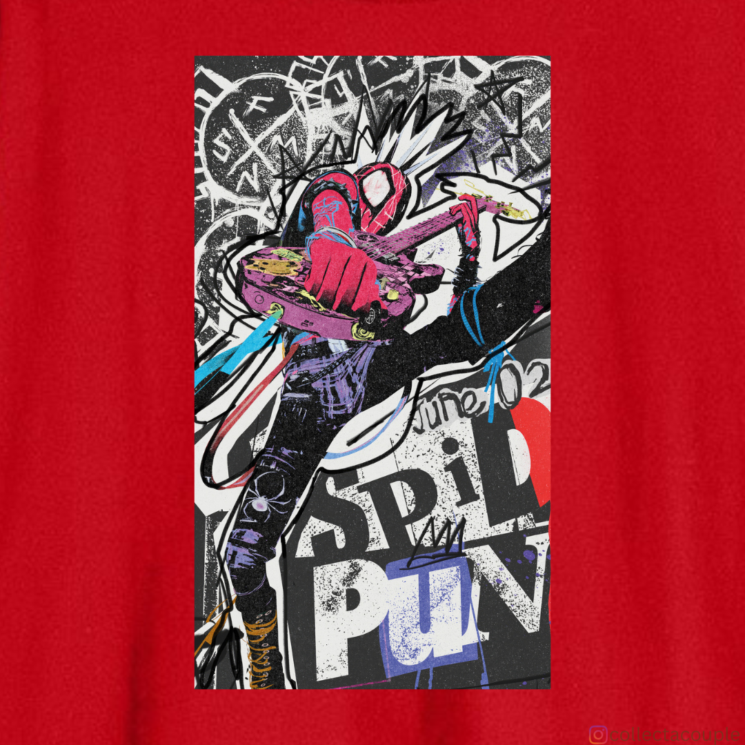 Spider Verse: Spider Punk 1 Oversized Unisex T-shirt (front and back print)