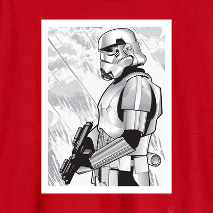 Star Wars: Stormtrooper Sketch Oversized Unisex T-shirt (front and back print)