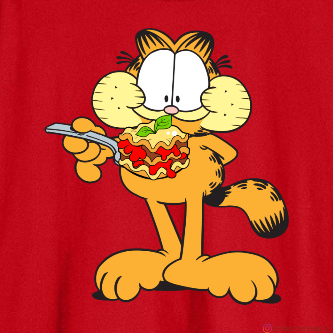 Garfield: Lasagna Oversized Unisex T-shirt (front and back print)