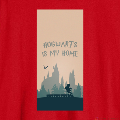 Harry Potter: Hogwarts is my home Oversized Unisex T-shirt (front and back print)