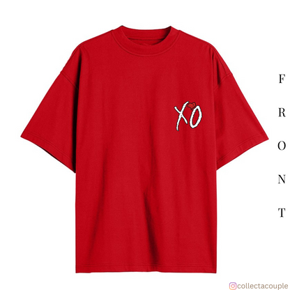 The Weeknd: Aesthetic Oversized Unisex T-shirt (front and back print)