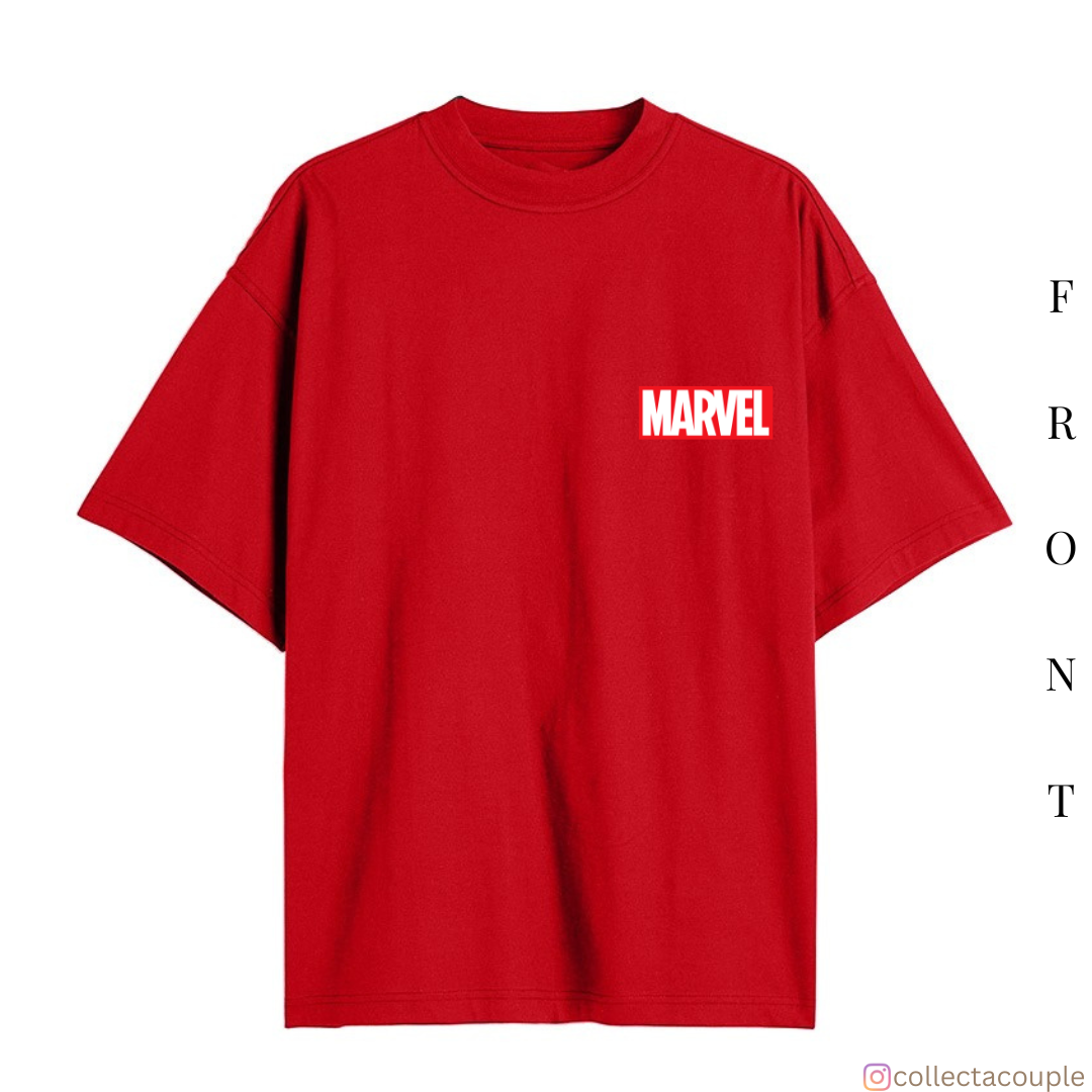 Avengers: Illustration Oversized Unisex T-shirt (front and back print)