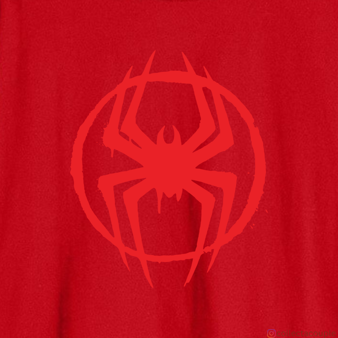 Spider Verse: Miles Morales Pose Oversized Unisex T-shirt (front and back print)