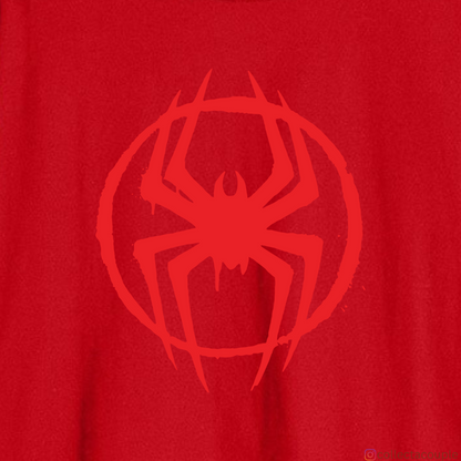 Spider Verse: Miles Morales Pose Oversized Unisex T-shirt (front and back print)