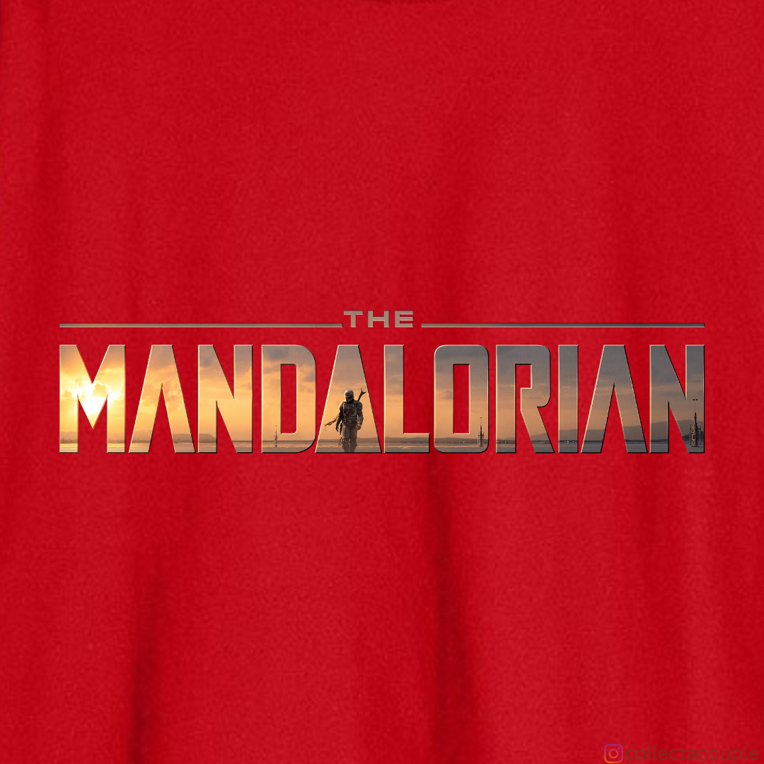 The Mandalorian: Mandalorian and Grogu Colourful Oversized Unisex T-shirt (front and back print)