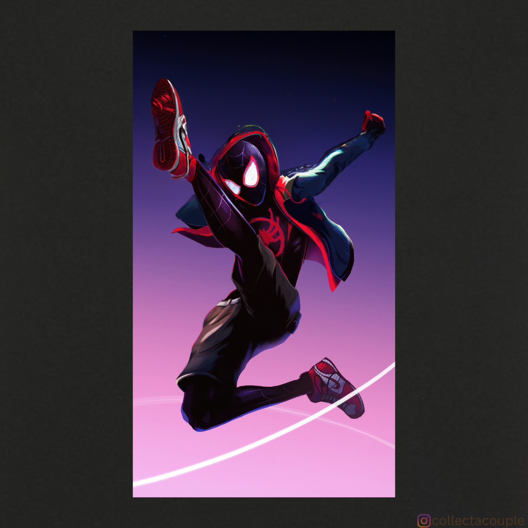 Spider-Man Across the Spiderverse: Miles Morales kick Unisex T-shirt