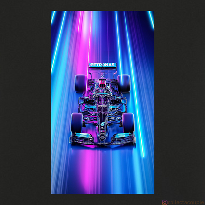 Lewis Hamilton: Colourful Car Unisex T-shirt