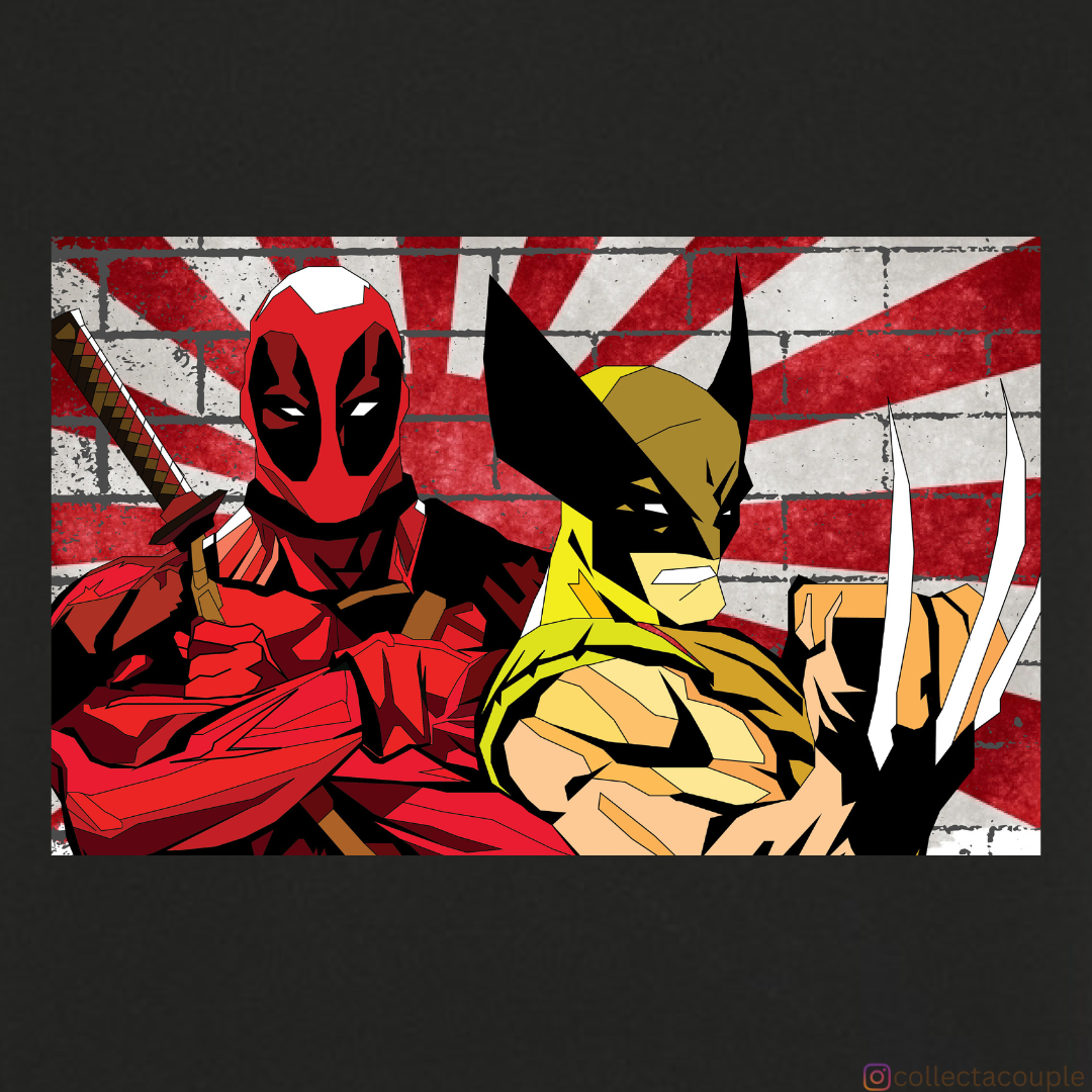 Deadpool & Wolverine: Duo Illustrated Unisex T-shirt