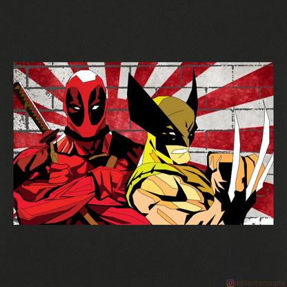 Deadpool & Wolverine: Duo Illustrated Unisex T-shirt