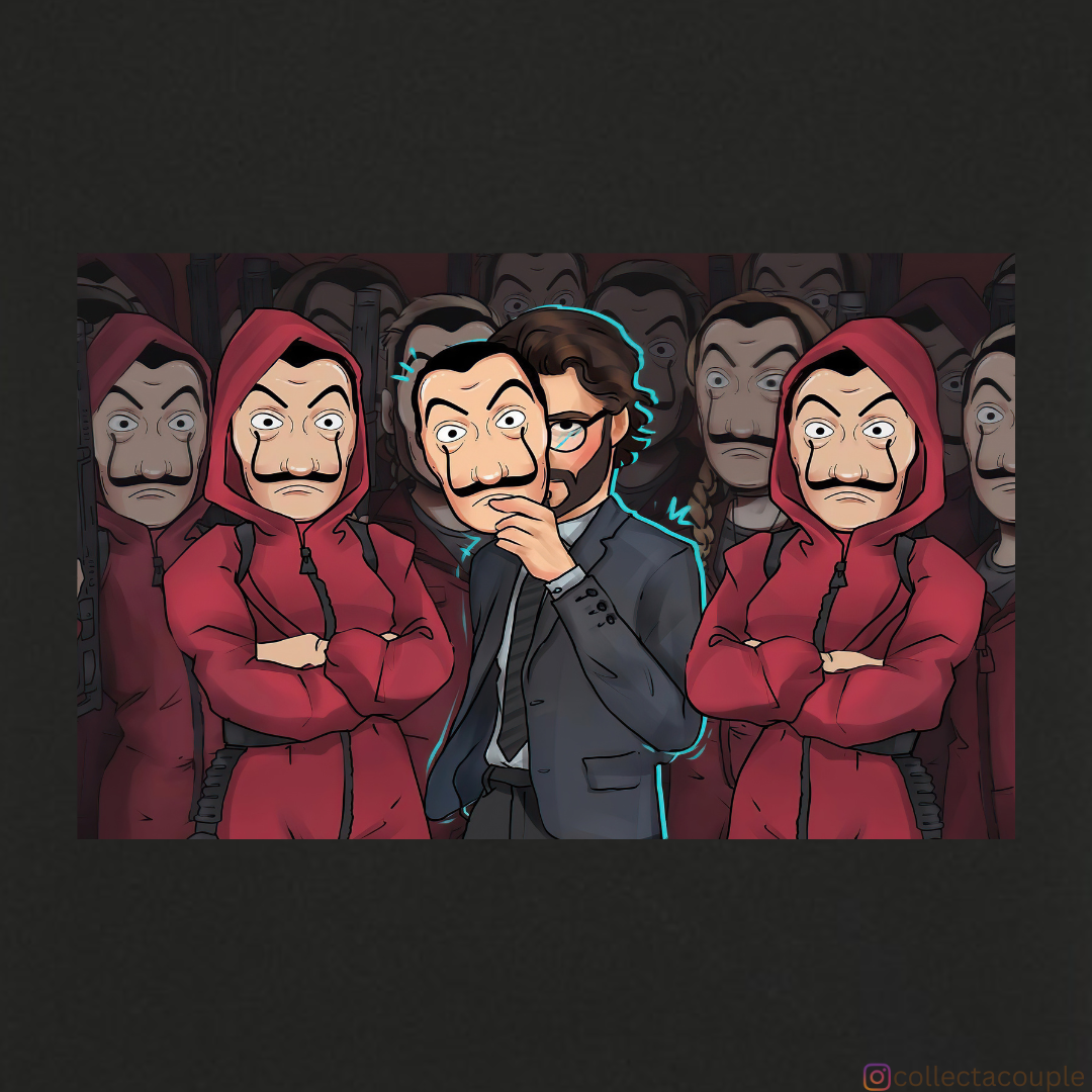 Money Heist: Illustrated Unisex T-shirt