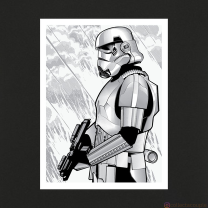 Star Wars: Stormtrooper Sketch Oversized Unisex T-shirt (front and back print)