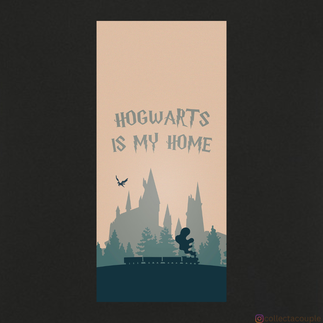 Harry Potter: Hogwarts is my home Oversized Unisex T-shirt (front and back print)