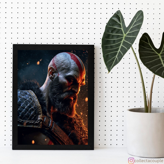 God Of War: Kratos Framed Poster