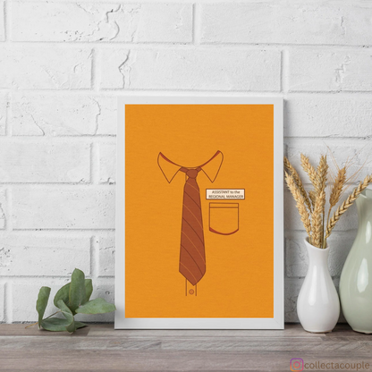 The Office: Dwight Tag Framed Poster