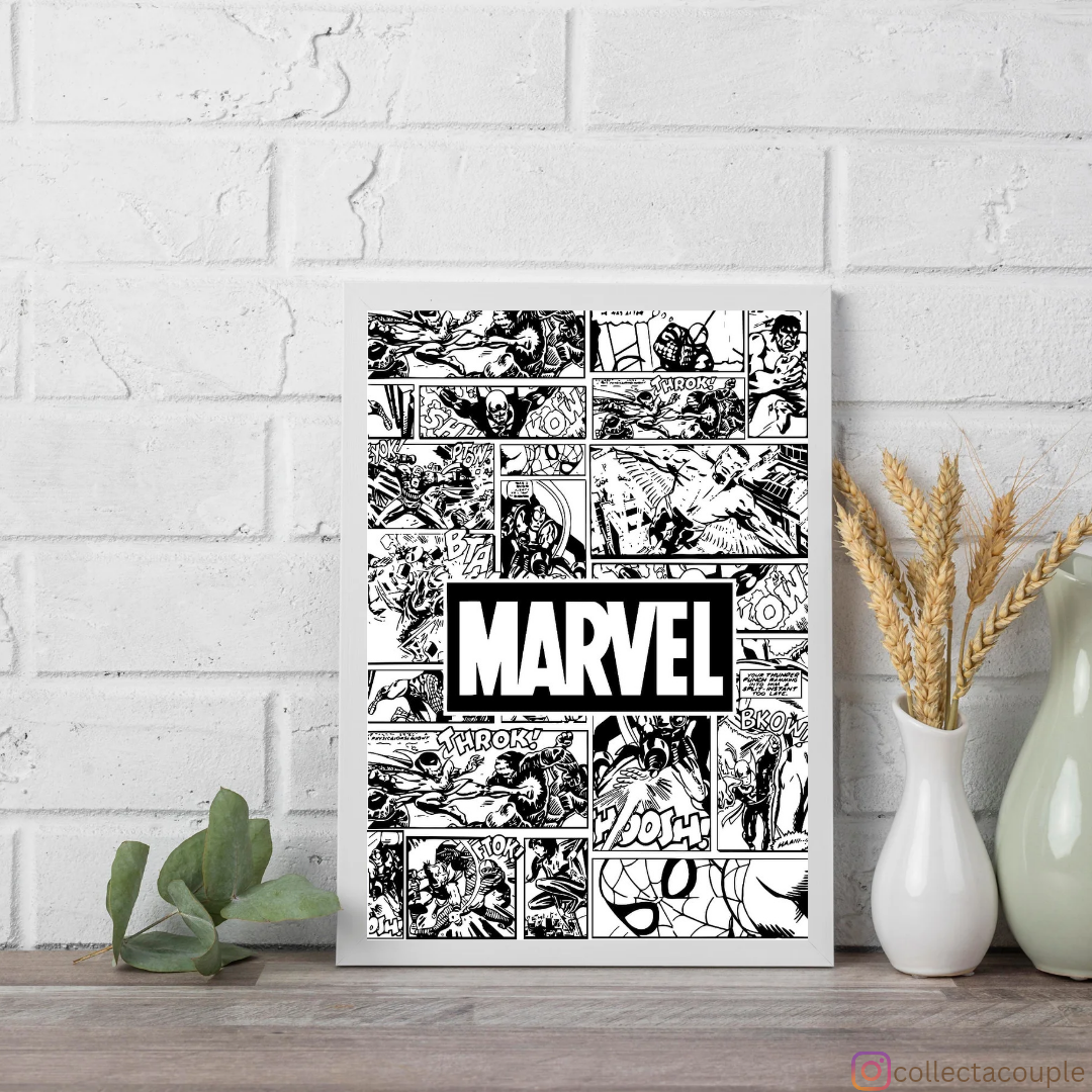 Marvel: Comic Style Framed Poster