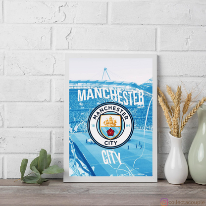 Manchester City: Logo Framed Poster