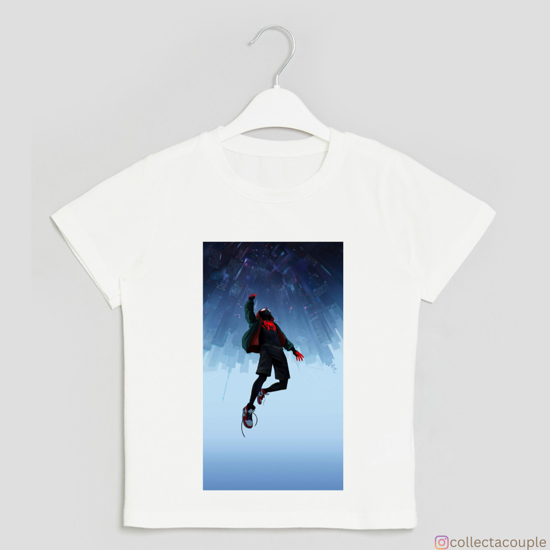 Spider-Man Into the Spider Verse: Miles Morales Falling Unisex T-shirt