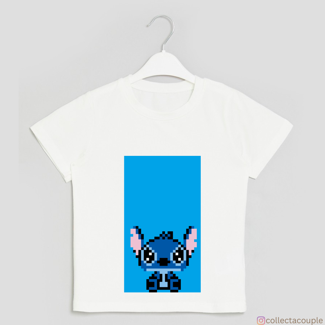 Stitch: Pixelated Unisex T-shirt