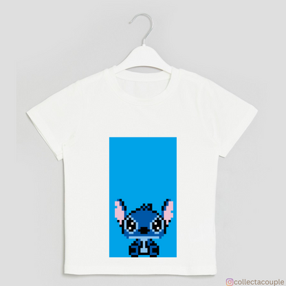 Stitch: Pixelated Unisex T-shirt