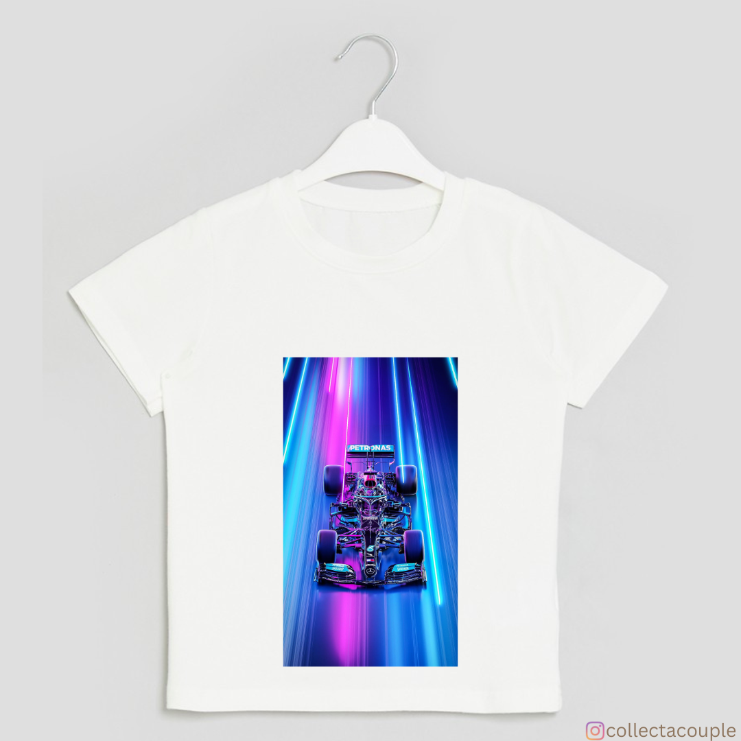 Lewis Hamilton: Colourful Car Unisex T-shirt