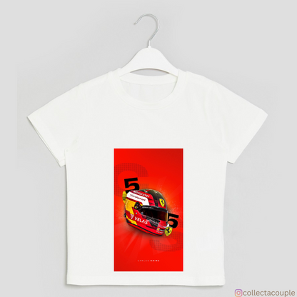 Carlos Sainz: 5 Helmet Unisex T-shirt