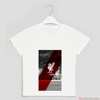 Liverpool: Logo Backdrop Unisex T-shirt