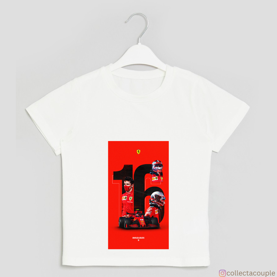 Charles Leclerc: Collage Unisex T-shirt