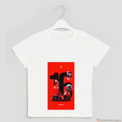 Charles Leclerc: Collage Unisex T-shirt