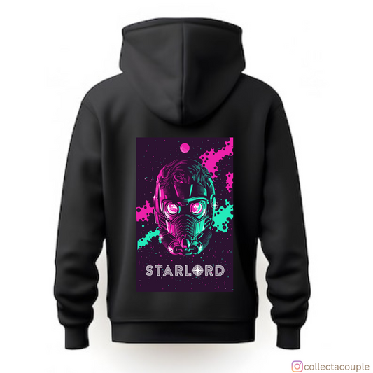 Starlord: Colour Splash Unisex Hoodie (front & back print)