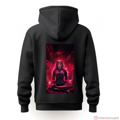 Scarlet Witch: Elevated Unisex Hoodie (front & back print)