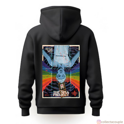 Stranger Things: The Nina Project Unisex Hoodie (front & back print)