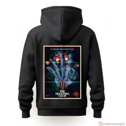 Stranger Things: The Hellfire Club Unisex Hoodie (front & back print)