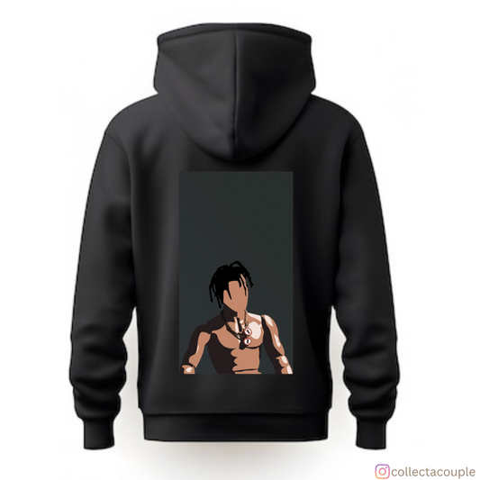 Travis Scott: Rodeo Illustrated  Unisex Hoodie (front & back print)