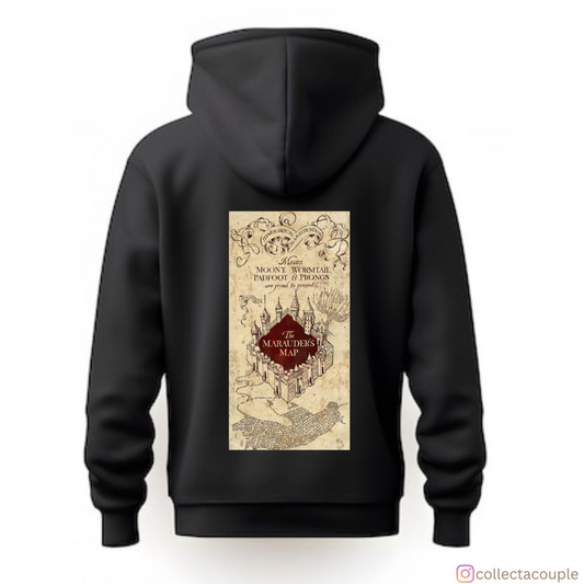 Harry Potter: Marauders Map Unisex Hoodie (front & back print)